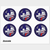 Texaanse vlag breekt stickers (Vel)