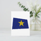 Texaanse vlag briefkaart (Staand voorkant)