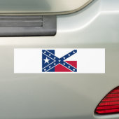 Texaanse vlag bumpersticker (Op auto)
