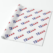 Texaanse vlag cadeaupapier (Uitgerold)