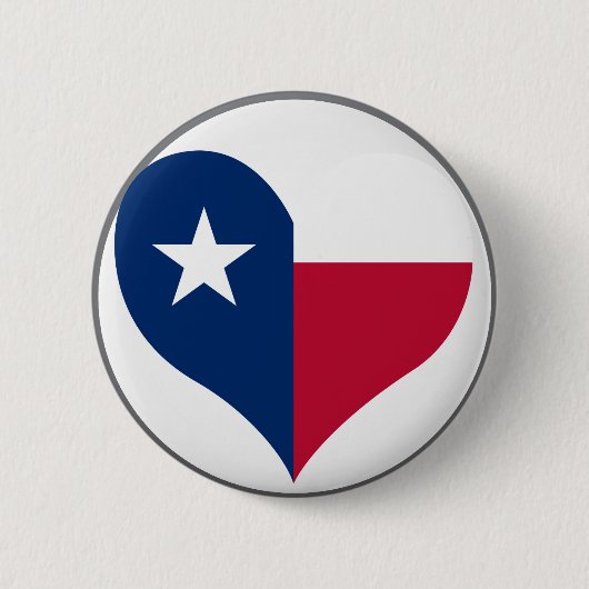 Texaanse vlag kopen ronde button 5,7 cm (Voorkant)