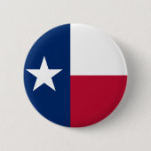 Texaanse vlag ronde button 5,7 cm (Voorkant)