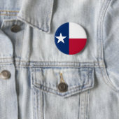 Texaanse vlag ronde button 5,7 cm (In situ)