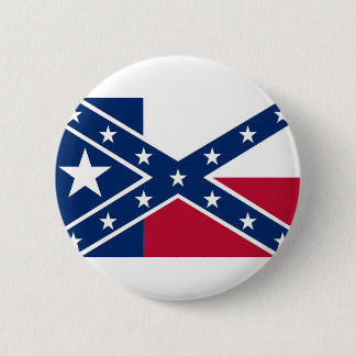 Texaanse vlag ronde button 5,7 cm