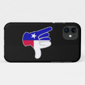 Texaanse vlag Shaka Case-Mate iPhone Case (Achterkant (horizontaal))