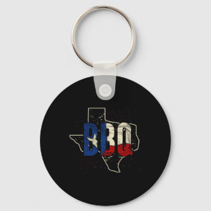 Texaanse Vlag Trotse Amerikaanse Cadeau Bbq Texas Sleutelhanger