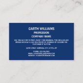 Texaanse vlag, Vlag van Texas Visitekaartje (Achterkant)