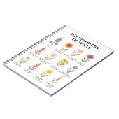 Texaanse wilde bloemen in Waterverf stijl Notitieboek (Linkerzijde)