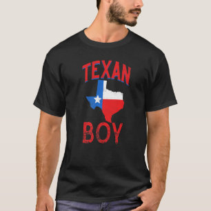 Texan Boy Proud Texas Flag Premium T-shirt
