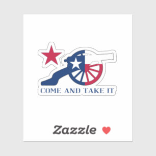 Texan Cannon komt en neemt het mee Sticker