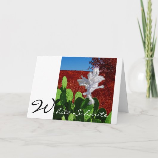 Texan Christmas Feestdagen Kaart (Voorkant)