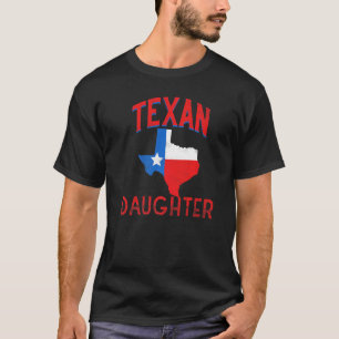 Texan Daughter Texas Proud Flag T-shirt