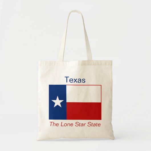 Texan Flag Bag Tote Bag (Voorkant)