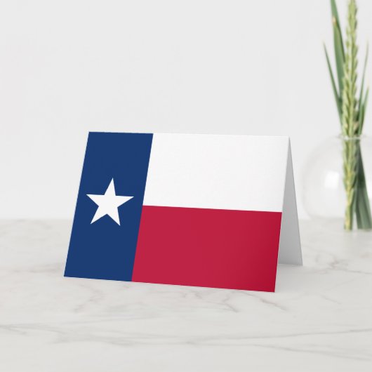 Texan Flag, Flag of Texas Kaart (Voorkant)