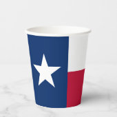 Texan Flag, Flag of Texas Papieren Bekers (Voorkant)