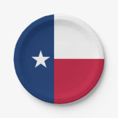 Texan Flag, Flag of Texas Papieren Bordje (Voorkant)