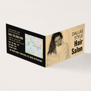 Texan Girl, Hair Stylist, Hair Salon Loyalty Card Visitekaartje