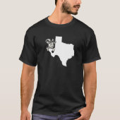 Texan Goat Rancher Goat Farmer Texas Overzicht voo T-shirt (Voorkant)