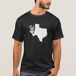 Texan Goat Rancher Goat Farmer Texas Overzicht voo T-shirt