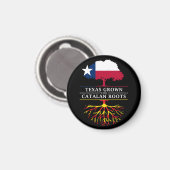Texan Grown with Catalonian Roots Magneet (Voorkant / Achterkant)