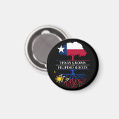 Texan Grown with Filipino Roots Magneet (Voorkant / Achterkant)
