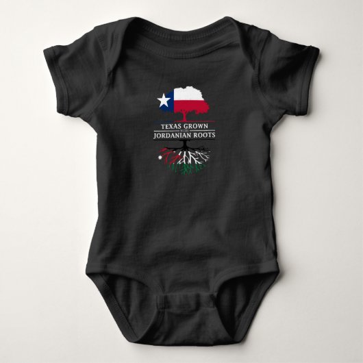 Texan Grown with Jordanian Roots Romper (Voorkant)