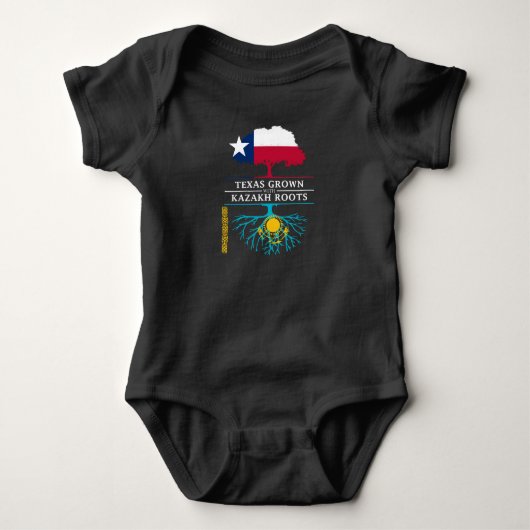 Texan Grown with Kazakh Roots Romper (Voorkant)