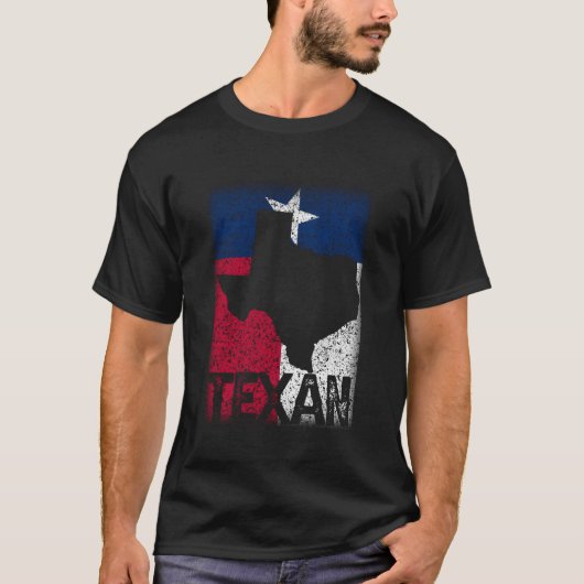 Texan Pride Texas Gezegden State T-shirt (Voorkant)