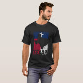 Texan Pride Texas Gezegden State T-shirt (Voorkant volledig)