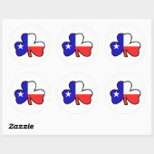 Texan Shamrock Sticker (Vel)
