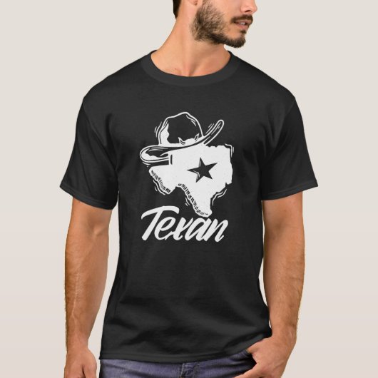 Texan Texas Patriotic Gezegden Pride T-shirt (Voorkant)