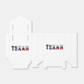 Texan Waving Flag Bedankdoosjes (Uitgevouwen)