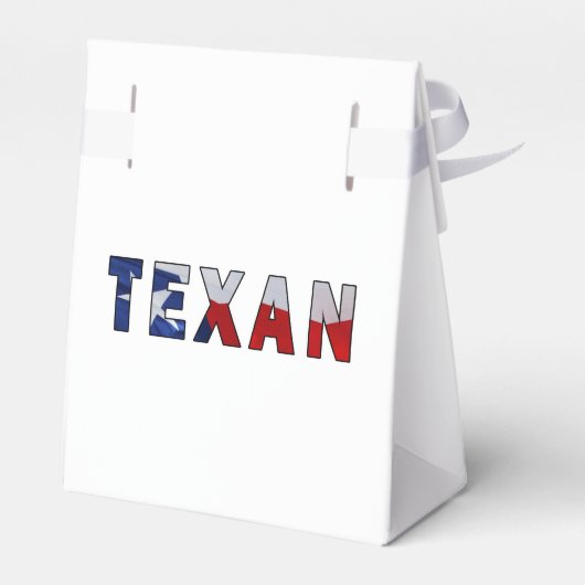 Texan Waving Flag Bedankdoosjes (Achterkant)