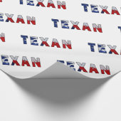 Texan Waving Flag Cadeaupapier (Hoek)