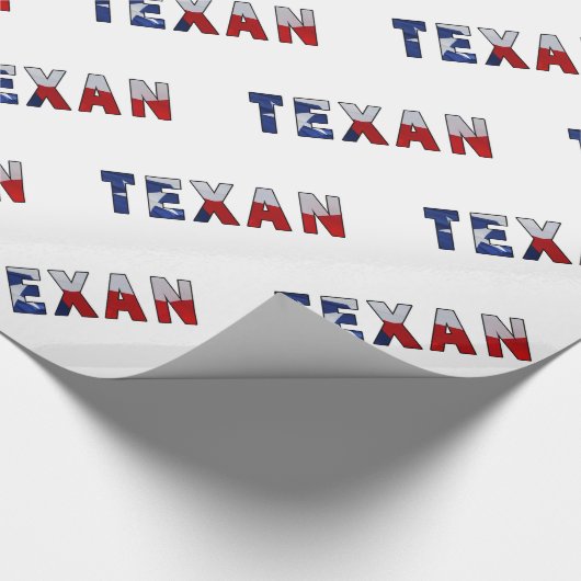 Texan Waving Flag Cadeaupapier (Hoek)