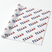 Texan Waving Flag Cadeaupapier (Uitgerold)