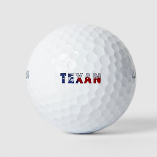 Texan Waving Flag Golfballen (Voorkant)