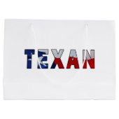 Texan Waving Flag Groot Cadeauzakje (Achterkant)