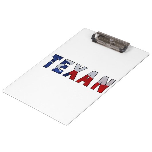 Texan Waving Flag Klembord (Gekanteld)