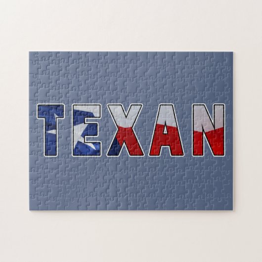 Texan Waving Flag Legpuzzel (Horizontaal)