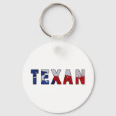 Texan Waving Flag Sleutelhanger (Voorkant)