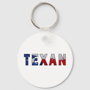 Texan Waving Flag Sleutelhanger