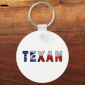 Texan Waving Flag Sleutelhanger (Voorkant)