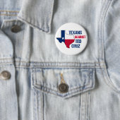 Texanen tegen Ted Cruz 2024 Ronde Button 5,7 Cm (In situ)