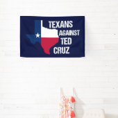 Texanen tegen Ted Cruz Texas Democraat Spandoek (Insitu)