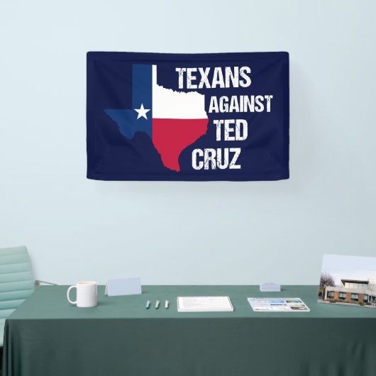 Texanen tegen Ted Cruz Texas Democraat Spandoek (Beurs)
