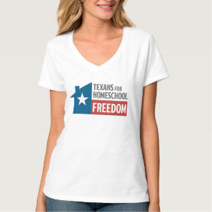 Texanen voor Homeschool Freedom Logo T-shirt