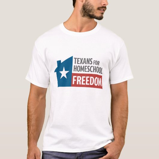 Texanen voor Homeschool Freedom Logo T-shirt (Voorkant)
