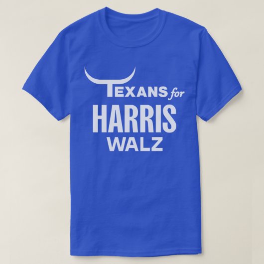 Texanen voor Kamala 2024 Tim Walz TShirt (Design voorkant)
