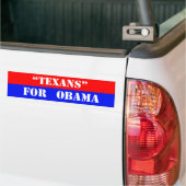 Texanen voor obama bumpersticker (Op Truck)